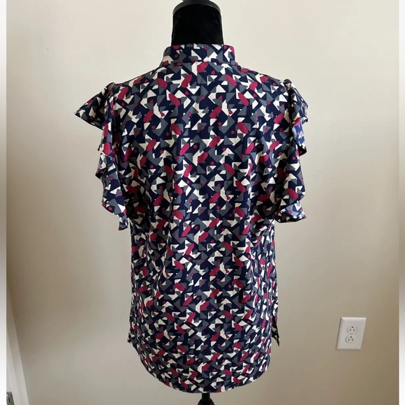 Lauren Ralph Lauren Women’s Multi-Color Blouse Size Medium EUC - Picture 4 of 9